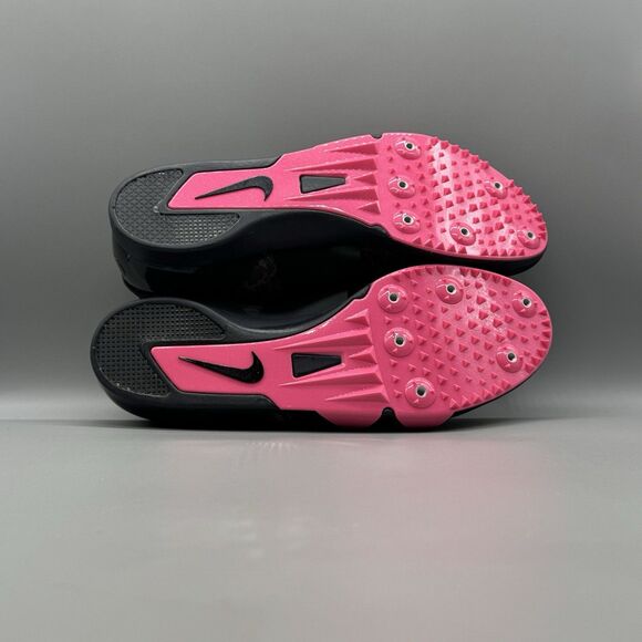 Nike Zoom PV Elite Pole Vault Track Spikes Shoes Black AA1204-004 Men's Size 12 - Picture 8 of 10